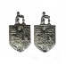 Pair of Stoke-on-Trent City Police Collar Badges