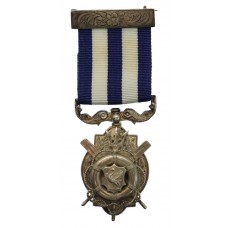 Liverpool Shipwreck & Humane Society Swimming Medal (Silver) - Daniel Jackson