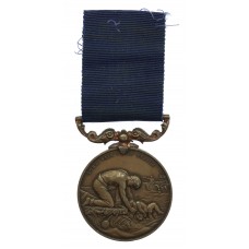 Liverpool Shipwreck & Humane Society Marine Medal (Bronze) - Walter James, for Gallant Service, 23/7/28