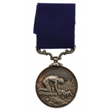 Liverpool Shipwreck & Humane Society Marine Medal (Silver) - Captain Joseph Monks, for Gallant Service at Egremont on 27th July 1911