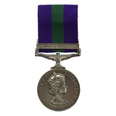 General Service Medal (Clasp - Malaya) - Pte. R. Davies, Royal Ar