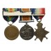 WW1 1914-15 Star Medal Trio - 2nd Lieut. W. Cox, Army Service Corps & Royal Artillery