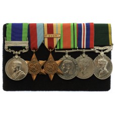 IGS (Clasp - North West Frontier 1930-31), WW2 and TEM Prisoner of War Medal Group of Six - Pte. H.S. Horan, Border Regiment & Sherwood Foresters (Notts & Derby Regiment)