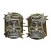 Pair of Light Dragoons Anodised (Staybrite) Collar Badges