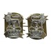 Pair of Light Dragoons Anodised (Staybrite) Collar Badges