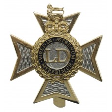 Light Dragoons Anodised (Staybrite) Cap Badge