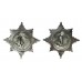 Pair of 4th/7th Royal Dragoon Guards Anodised (Staybrite) Collar Badges