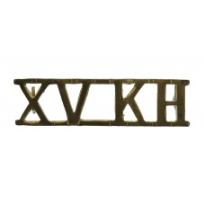 15th King's Hussars (XV KH) Officer's Shoulder Title