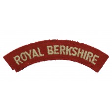 Royal Berkshire Regiment (ROYAL BERKSHIRE) Cloth Shoulder Title