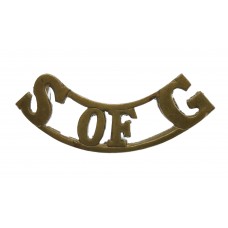 School of Gunnery (S OF G) Shoulder Title