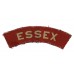 Essex Regiment (ESSEX) WW2 Printed Shoulder Title