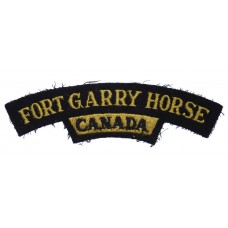 Canadian Fort Garry Horse Canada Cloth Shoulder Title