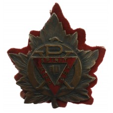 Canadian YMCA (Young Men's Christian Association) Military Enamelled Cap Badge