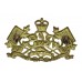 Royal Canadian Corps of Signals Collar Badge - Queen's Crown