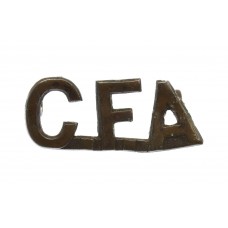 Canadian Field Artillery (C.F.A.) Shoulder Title