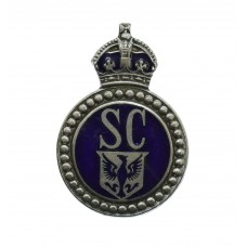 East Riding Special Constabulary Enamelled Lapel Badge - King's Crown