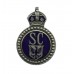 East Riding Special Constabulary Enamelled Lapel Badge - King's Crown