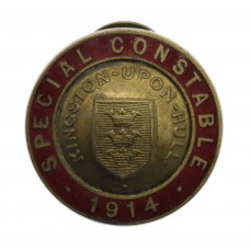 WW1 Kingston-Upon-Hull Special Constabulary 1914 Enamelled Lapel Badge