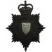 Leicestershire and Rutland Constabulary Night Helmet Plate - Queen's Crown