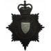 Leicestershire and Rutland Constabulary Night Helmet Plate - Queen's Crown