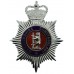 Warwickshire Constabulary Enamelled Helmet Plate - Queen's Crown