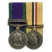 Campaign Service Medal (Clasp - Northern Ireland) & Iraq Medal Pair - Pte. M.K. Haslam, Queen's Lancashire Regiment