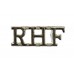 Royal Highland Fusiliers (R.H.F.) Anodised (Staybrite) Shoulder Title