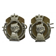 Pair of Royal Armoured Corps (R.A.C.) Anodised (Staybrite) Collar Badges