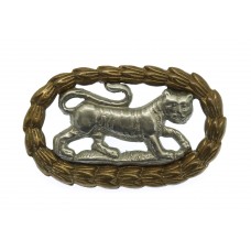 Leicestershire Regiment Bi-Metal Collar Badge