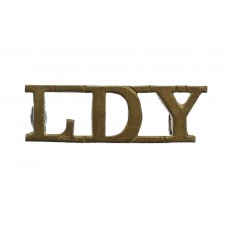 Leicestershire & Derbyshire Yeomanry (LDY) Shoulder Title