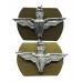 Pair of Parachute Regiment Anodised (Staybrite) Collar Badges