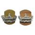 Pair of Gloucestershire Regiment Anodised (Staybrite) Collar Badges