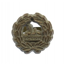 Gloucestershire Regiment WW2 Plastic Economy Back Cap Badge