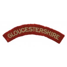 Gloucestershire Regiment (GLOUCESTERSHIRE) Cloth Shoulder Title