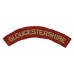 Gloucestershire Regiment (GLOUCESTERSHIRE) Cloth Shoulder Title