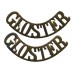 Pair of Gloucestershire Regiment (GLOSTER) Shoulder Titles
