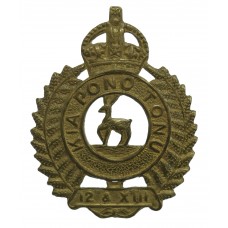 New Zealand 12 & XII (Nelson, Marlborough & West Coast) Regiment Cap Badge - King's Crown