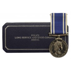 Elizabeth II Police Exemplary Long Service & Good Conduct Med