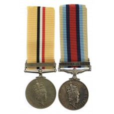 Iraq Medal (Clasp - 19 Mar to 28 Apr 2003) and OSM Afghanistan Medal Pair - SAC. J.G. Fowler, Royal Air Force