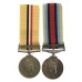 Iraq Medal (Clasp - 19 Mar to 28 Apr 2003) and OSM Afghanistan Medal Pair - SAC. J.G. Fowler, Royal Air Force