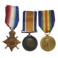 WW1 1914-15 Star Medal Trio - Pte. C. Freeman, King's Royal Rifle