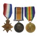 WW1 1914-15 Star Medal Trio - Pte. C. Freeman, King's Royal Rifle Corps