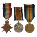 WW1 1914-15 Star Medal Trio - Pte. H. Naylor, Liverpool Regiment