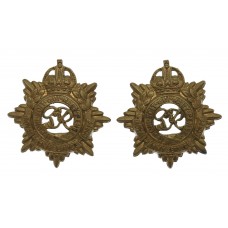 Pair of George VI Royal Army Service Corps (R.A.S.C.) Collar Badg