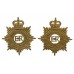Pair of Royal Army Service Corps (R.A.S.C.) Collar Badges - Queen's Crown