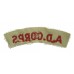 Army Dental Corps (A.D. CORPS) Cloth Shoulder Title