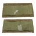 Pair of Royal Garrison Artillery (R.G.A.) WW1 Cloth Slip On Shoulder Titles