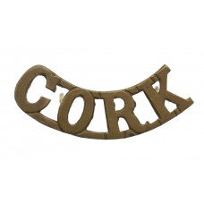 Cork Royal Garrison Artillery Militia (CORK) Shoulder Title