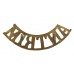 Antrim Royal Garrison Artillery Militia (ANTRIM) Shoulder Title