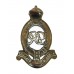 George VI Royal Horse Artillery (R.H.A.) Brass Cap Badge